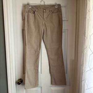 J Crew Tan Vintage Matchstick Skinny Leg Corduroy Pants Size 31R NWT